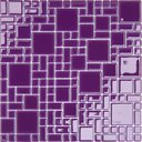 Ver imagem 2 de Revestimento Pastilha de Vidro Cristal de 30cm x 30cm Rende Glass Mosaic Roxo/Lilas Escuro