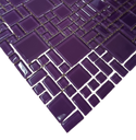 Ver imagem 5 de Revestimento Pastilha de Vidro Cristal de 30cm x 30cm Rende Glass Mosaic Roxo/Lilas Escuro