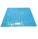 Ver imagem 4 de Pastilha de Vidro Cristal de 30cm x 30cm Rende Glass Mosaic Azul