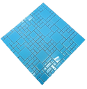 Ver imagem 5 de Pastilha de Vidro Cristal de 30cm x 30cm Rende Glass Mosaic Azul