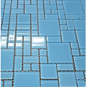 Ver imagem 7 de Pastilha de Vidro Cristal de 30cm X 30cm Rende Glass Mosaic