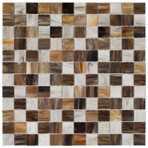 Pastilha de Vidro Caravaggio de 30cm X 30cm Rende Glass Mosaic