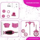 Ver imagem 4 de Patinete Infantil 3 Rodas Feminino Barbie Radical com Led