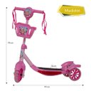 Ver imagem 6 de Patinete Infantil 3 Rodas Feminino Barbie Radical com Led