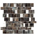 Ver imagem 1 de Pastilha de Vidro Mesclada de 26cm X 31cm Rende  Glass Mosaic