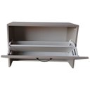 Ver imagem 3 de Sapateira Dupla para Quarto Sala Hall Lavanderia 26x45x68cm - Gianduia Trama