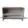 Sapateira Dupla para Quarto Sala Hall Lavanderia 26x45x68cm - Gianduia Trama - 3