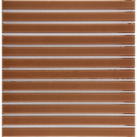 Pastilha de Vidro Filetto de 30cm X 30cm Rende  Glass Mosaic