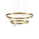 Ver imagem 1 de Lustre Pendente Astraled Lomy Pl-9855 Dourado Led Bivolt Dourado Pl-9855