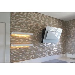 Kit Pastilha de Vidro Marmore com 11 Placas de 30cm X 30cm Rende 1m² Glass Mosaic - 2