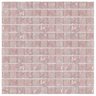 Pastilha de Vidro Ice de 30cm X 30cm Rende  Glass Mosaic - 1