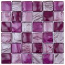 Ver imagem 1 de Pastilha de Vidro Junsui de 30cm X 30cm Rende  Glass Mosaic