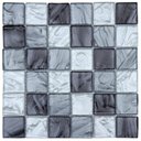 Ver imagem 1 de Pastilha de Vidro Junsui de 30cm X 30cm Rende  Glass Mosaic