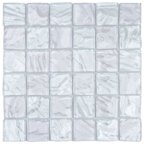 Pastilha de Vidro Junsui de 30cm X 30cm Rende Glass Mosaic