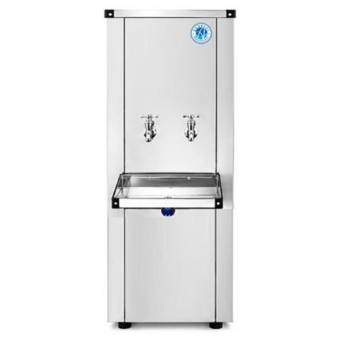 Bebedouro 55 Litros Aguagel Inox 2 Torneiras Geladas 220V