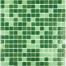 Pastilha de Vidro Fosca de 32cm x 32cm Rende  Glass Mosaic - 1