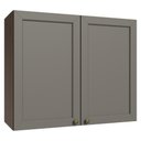 Ver imagem 1 de Armário Aéreo 80 Cm 2 Portas Rustic/cinza Vik Madesa