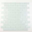 Ver imagem 1 de Pastilha de Vidro Cristal de 29cm x 29cm Rende Glass Mosaic Branco