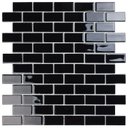 Ver imagem 1 de Pastilha de Vidro Cristal de 29cm X 29cm Rende Glass Mosaic