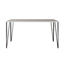 Ver imagem 3 de Mesa Elen Tampo Retangular 150 X 90 Cm de Madeira Branco Asturias - Cor: Branco