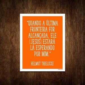 Placa Jesus Estará Lá Esperando Por Mim 27X35