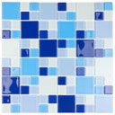 Ver imagem 1 de Pastilha de Vidro Cristal de 29cm X 29cm Rende Glass Mosaic