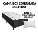 Ver imagem 2 de Cama Box Solteiro Conjugada 88x188cm com Travesseiro