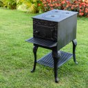 Ver imagem 3 de Fogão Churrasqueira de Ferro Fundido Chapa e Grelha de Ferro