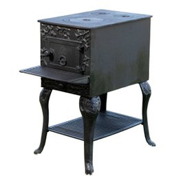 Fogão Churrasqueira de Ferro Fundido Chapa e Grelha de Ferro - 1