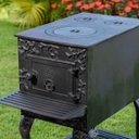 Ver imagem 4 de Fogão Churrasqueira de Ferro Fundido Chapa e Grelha de Ferro