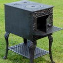 Ver mais imagens de Fogão Churrasqueira de Ferro Fundido Chapa e Grelha de Ferro