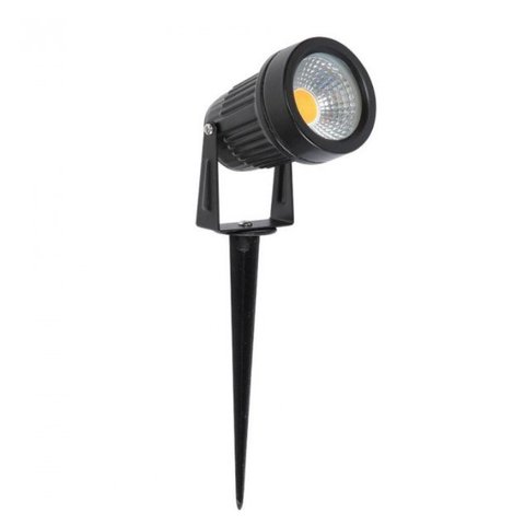 ESPETO DE JARDIM LED HAGER EXTERNO 3000K 7W BIVOLT 28X7X7CM METAL PRETO NORDECOR