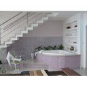 Ver imagem 2 de Pastilha de Vidro Cristal de 30cm x 30cm Rende Glass Mosaic Roxo/Lilás Claro