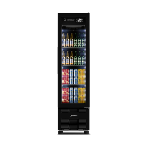 Cervejeira Imbera 244 Litros Porta de Vidro Full Black Ccv144 127v