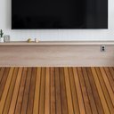 Ver imagem 5 de Kit 4 Placas Decorativa Flexível 3d Revestimento de Parede Madeira Ripado - 118x60cm