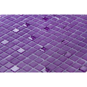 Pastilha de Vidro Cristal de 30cm X 30cm Rende  Glass Mosaic