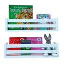 Ver imagem 7 de Estante Organizadora de Livros e Brinquedos Para Quarto de Bebê Prateleira Para Bonecos Marvel Bárbi