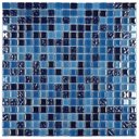 Ver imagem 1 de Pastilha de Vidro e Metal de 30cm X 30cm Rende  Glass Mosaic