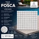 Ver imagem 4 de Pastilha de Vidro Fosca de 32cm x 32cm Rende Glass Mosaic Laranja