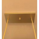 Ver imagem 6 de Pendente Jabuticaba Dourado 1,50m Mesa Sala de Jantar Bancada + Led