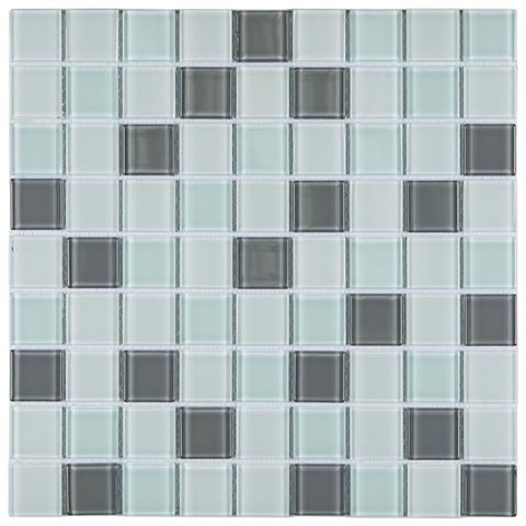Pastilha de Vidro Miscelanea de 29cm X 29cm Rende  Glass Mosaic