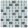 Kit Pastilha de Vidro Miscelanea com 11 Placas de 29cm x 29cm Rende 1m² Glass Mosaic  - 1