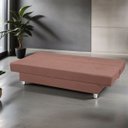 Ver imagem 4 de Sofá Cama Xangai 3 Lugares Veludo Reclinável 3 Estágios - Meu Estofado:rose