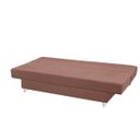 Ver imagem 3 de Sofá Cama Xangai 3 Lugares Veludo Reclinável 3 Estágios - Meu Estofado:rose