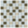 Pastilha de Vidro Miscelanea de 29cm X 29cm Rende  Glass Mosaic - 1