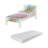 Mini Cama para Criança com Colchão Inclusa Sky - Branco Sky - 2