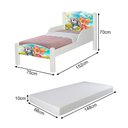 Ver imagem 3 de Mini Cama para Criança com Colchão Inclusa Sky - Branco Sky