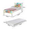 Mini Cama para Criança com Colchão Inclusa Sky - Branco Sky - 3