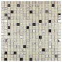 Ver imagem 1 de Pastilha de Vidro e Metal de 31cm X 31cm Rende Glass Mosaic