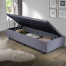 Cama Box Baú Solteirão 96x203x42cm Suede com Pistão a Gás - 1